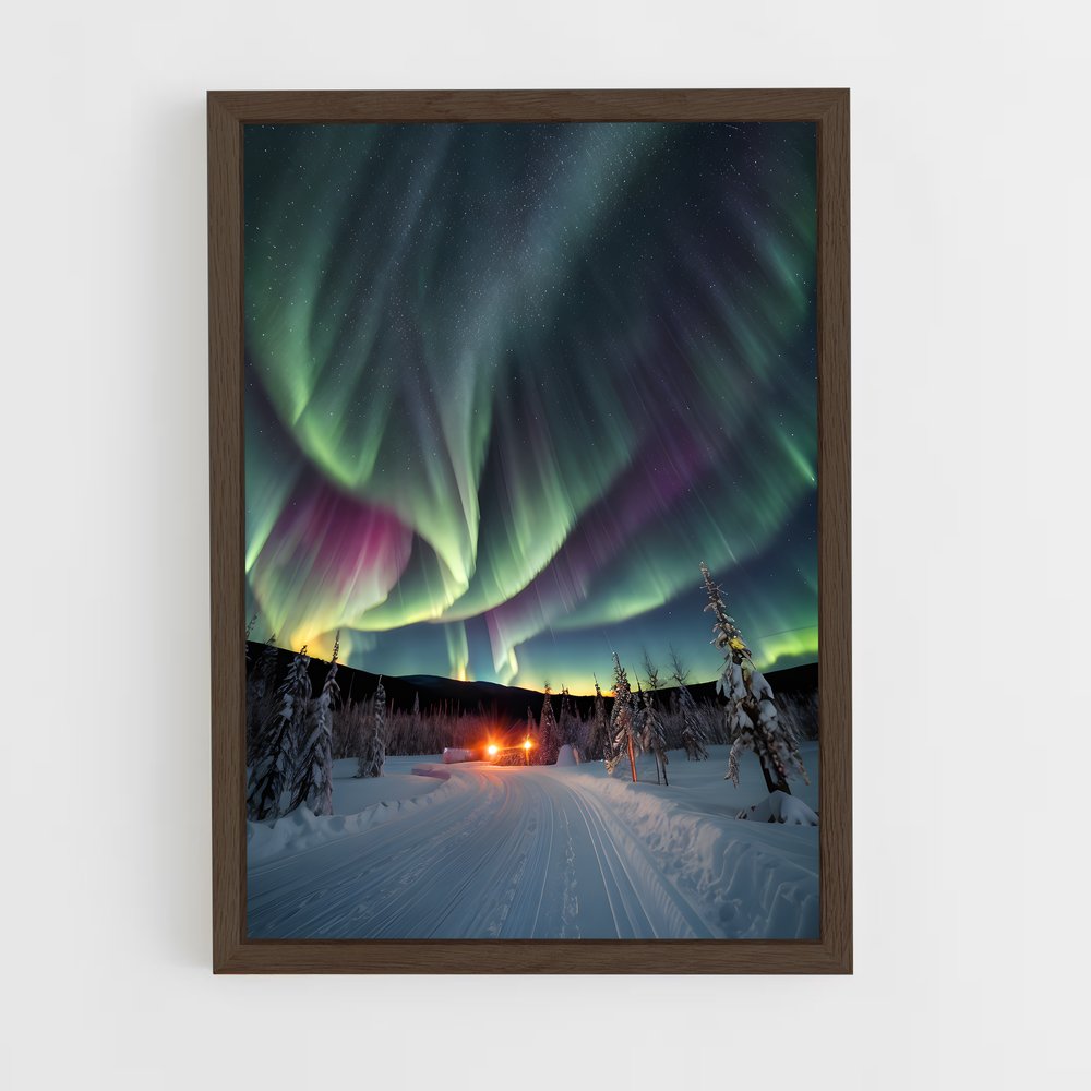 Poster Aurora australis éblouissante – affiche Univers (vue 5)